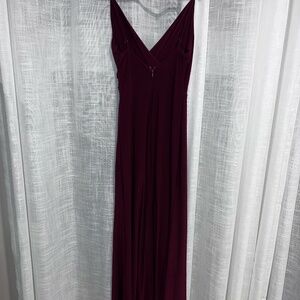 Burgundy Maxi Dress